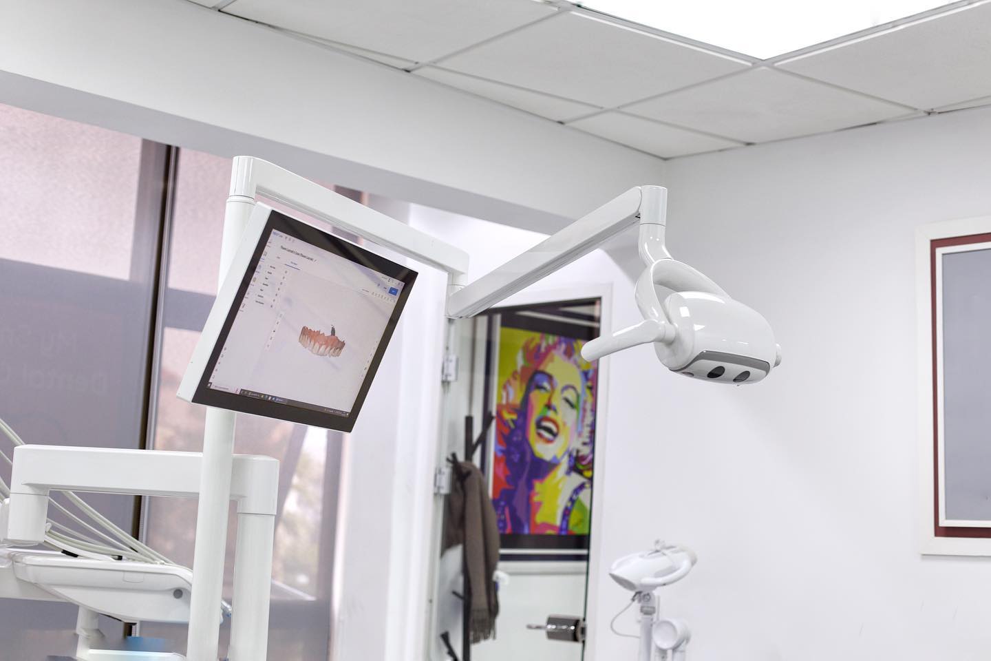 Vue de l’équipement et de la salle de soins